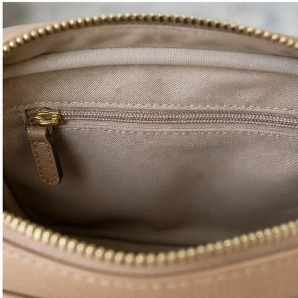 Tan Faux Leather Bag